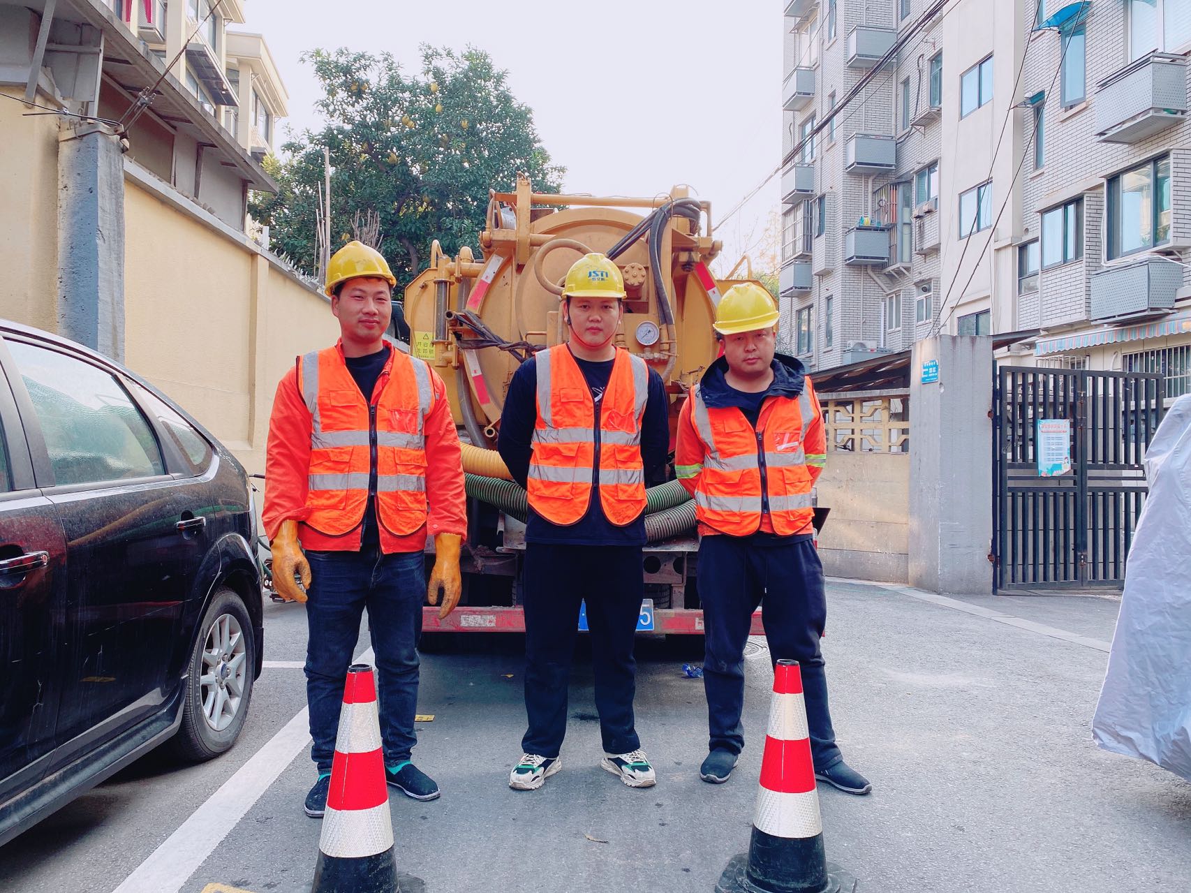 建德南京某小区管道清淤检测施工